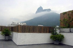 Divisória de Bambu - Cobertura - Rua Voluntários da Patria - Botafogo.