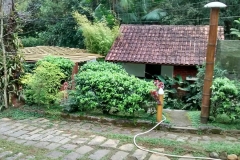 Poste e balizador de bambu – Fazenda Bambu Ambiental – Santo Antônio - Xérem