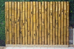 Painel de Bambu - Casa - Rua Dona Mariana - Botafogo.